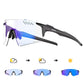 SCVCN Photochromic Cycling Glasses Men Women Clear Mountain Bike Sunglasses MTB Bicycle Riding Sports Triathlon Running