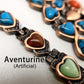 Vinterly Pure Copper Bracelet Magnetic Therapy 22cm Vintage Artificial Turquoise Benefits Chain Link Jewelry Blue Stones Magnets