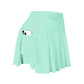 Women's 2 in 1 Tennis Skort with Pockets