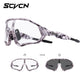 SCVCN Photochromic Cycling Sunglasses Outdoor Sports Running Drving Glasses Road MTB Bicycle Goggles  UV400 Safety Bike Eyewear