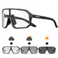 SCVCN Photochromic Cycling Sunglasses Road Driving Bike Glasses Outdoor Sports Mountain Hiking Men Women Bicycle UV400 Goggles