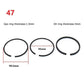 3pcs Piston Rings Set for Air Compressor | Pneumatic Cylinder Replacement Kit
