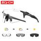 SCVCN Photochromic Cycling Glasses Men Women Clear Mountain Bike Sunglasses MTB Bicycle Riding Sports Triathlon Running