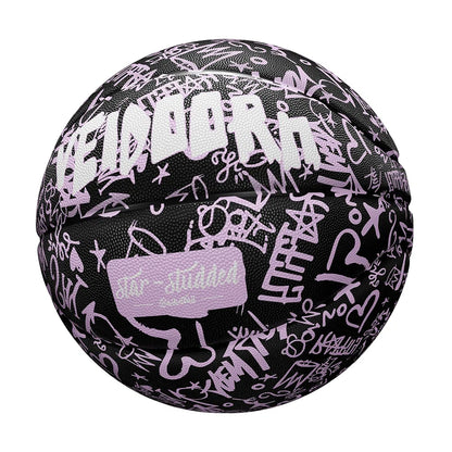 Outdoor Durable Basketball with Pump and Net