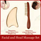 Guasha Face Facial Massager Tool Kansa Wand