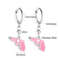 LUXUSTEEL Animal Hoop Earrings | Stainless Steel Drop Earrings for Women