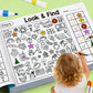 Look and Find Hidden Object Coloring Book | Interactive Seek and Find Activity Workbook for Kids