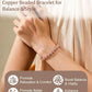 ARADOO Pure Copper Beaded Bracelet for Women Men Jewelry Gifts