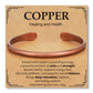Pure Copper Bracelets for Women Men Waterproof Healing Cuff Bracelets Adjustable Chunky Healing Copper Bangle Jewelry Gifts
