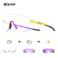 SCVCN Ultralight Photochromic Sports Running Sunglasses Men Women Outdoor Road Cycling Glasses UV400 Windproof Sandproof Goggles