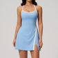 Women's 2-in-1 Tennis Romper & Workout Bodysuit