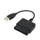 PS2 to PS3/PC USB Adapter Converter Cable for Gaming Controller | Retro Gaming Accessory