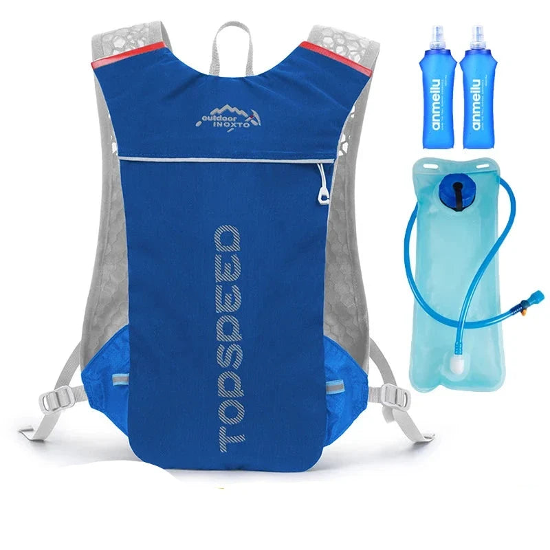 5L Trail Running Hydration Vest with 500ml Soft Flasks