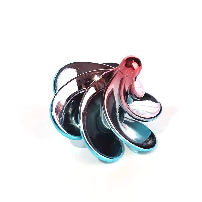 Wind Up Desktop Toy | Rotating Kinetic Spinner Fidget Stress Relief Gift