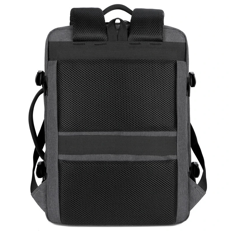 Expandable Waterproof Backpack with USB Port for Laptops