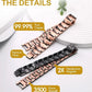 ARADOO  99.9% Pure Copper Bracelet with Double-Row Strength Magnets Jewelry Gift