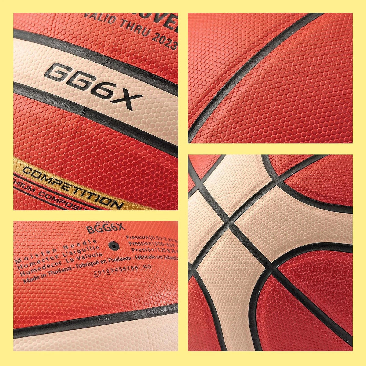 Official Certification Basketball: Men's & Women's Training Ball