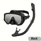 Scuba Diving Mask Snorkel Set For Adults Tempered Glass Professional Panoramic Snorkeling Gear Swimming Training Snorkel Kit