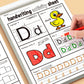 Fun Activity Copybook | English Letter Handwriting Exercise Book for Kids