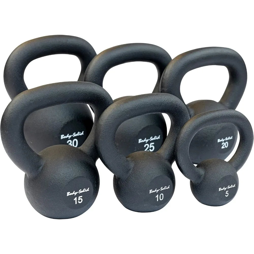 Matte Black Kettlebell for Weightlifting & Cross Training