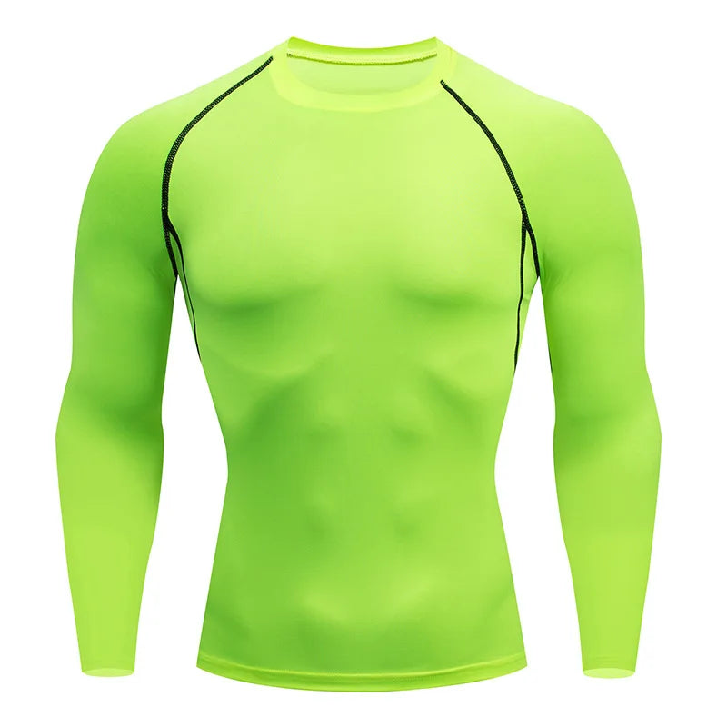 Men’s Long Sleeve Fitness Tee – Spring & Autumn Training Shirt