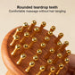 Anti Cellulite Meridian Brush Copper Head Massage Comb for Body and Scalp Point Massager Acupressure Lymphatic Dredging Gua Sha