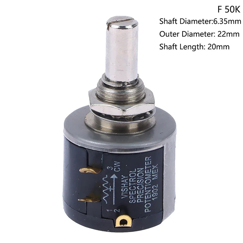 ZLinKJ 534 Series Wire Wound Potentiometer | Precision 2W Multi-Value Resistor