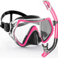 Diving Mask Snorkeling Set - Silicone Swimming Glasses - Snorkeling Tube - For Adult Snorkeling Only