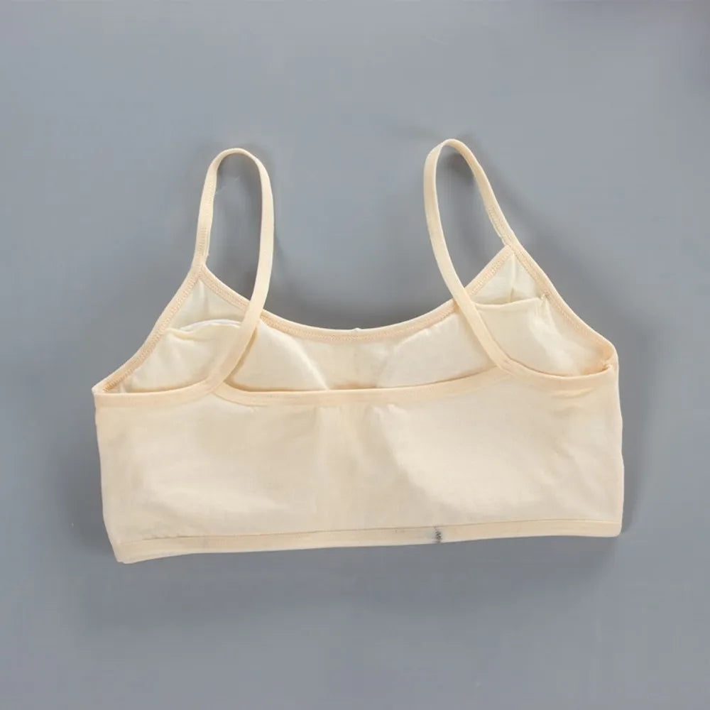 Student Bra Soft Children Sport Vest Girls Teenager