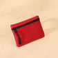 Women Mini Zippers Canvas Coin Purse | Compact Wallet with Keychain