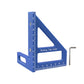 Multi-Angle Measuring Ruler | 45/90 Degree Plastic Carpenter Square & Miter Triangle Tool for Woodworking