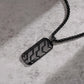Small Dog Tag Pendant Necklace | Military Style Stainless Steel Gift for Men