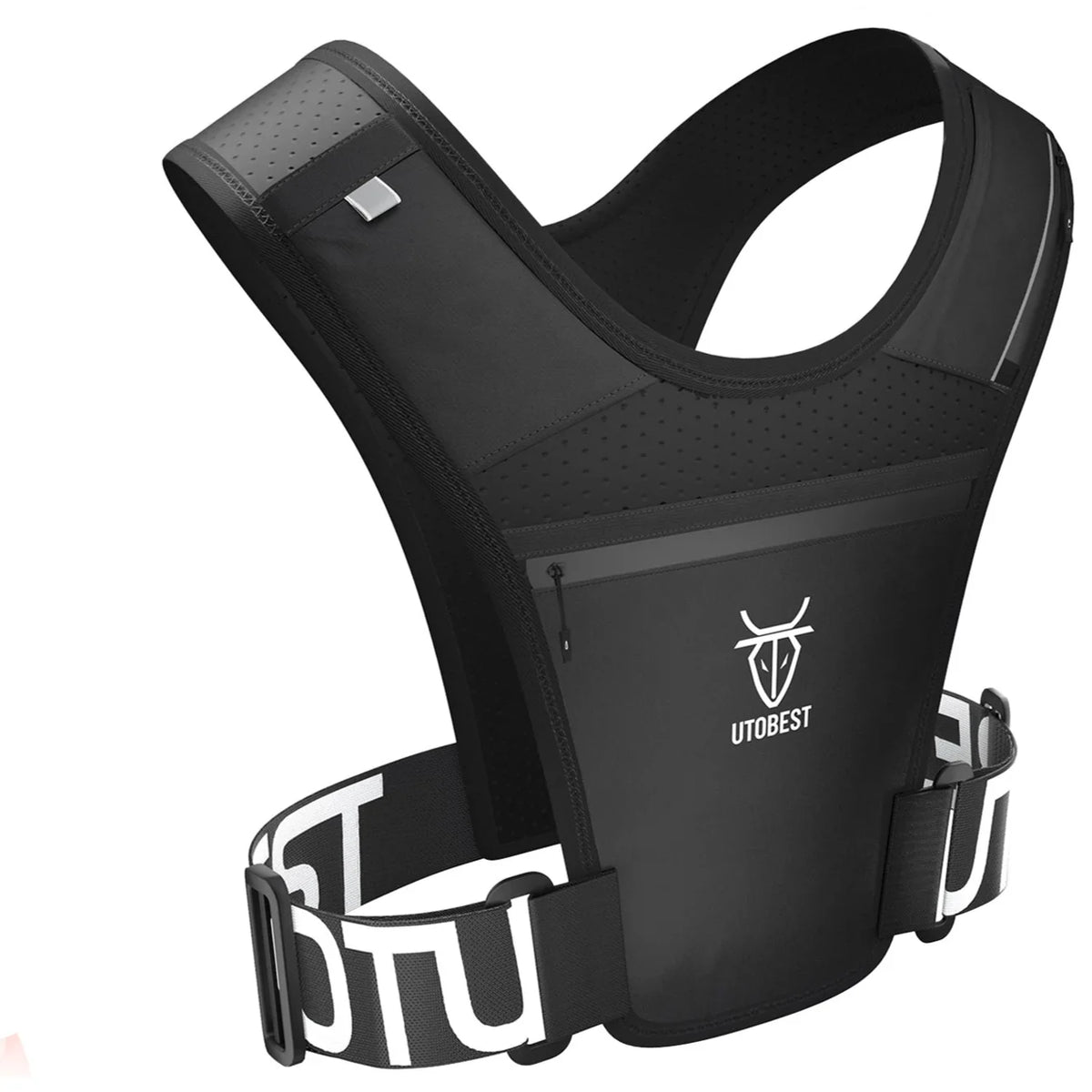 Running Vest with LED Light & Phone Holder for Training & Cycling