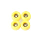 4Pcs/Set Urethane CNC Bearing Fingerboard Wheels | Professional PU + Metal