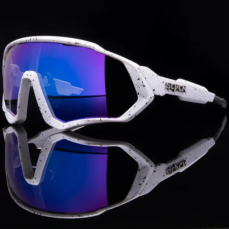 SCVCN Photochromic Bicycle Sunglasses Men Women Sport Runing Goggles UV400 Mountain Road Bike Bicycle Glasses MTB Eyewear