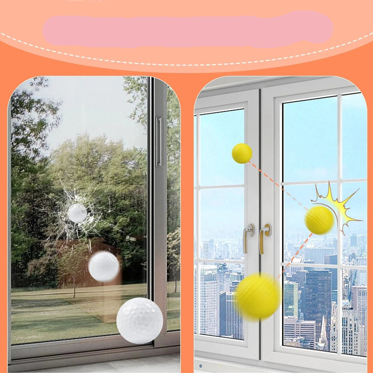 20 Pcs Color Sponge Indoor Practice PU Foam Golf Balls
