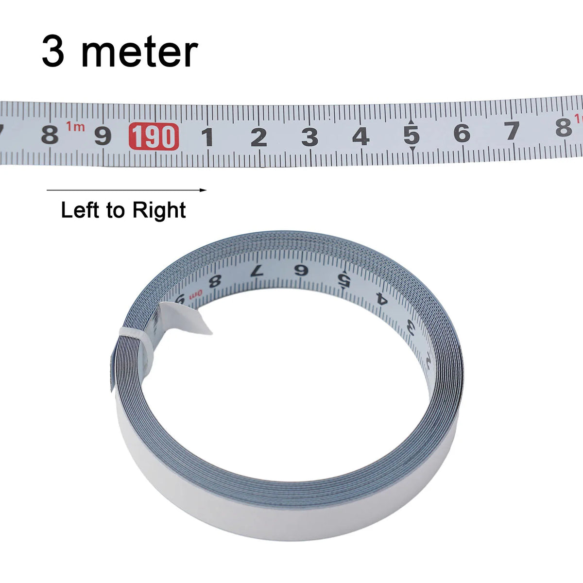 Self-Adhesive Tape Measure | Multipurpose Measuring Ruler for Woodworking and Sewing