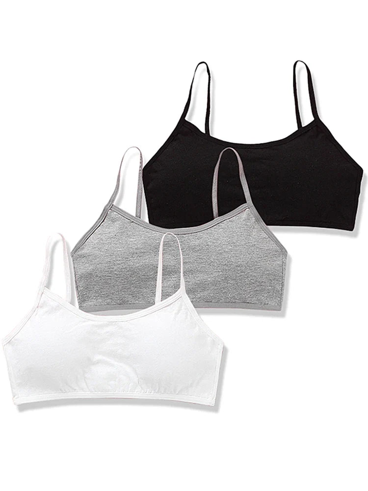 Student Bra Soft Children Sport Vest Girls Teenager