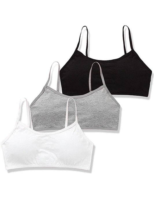 Student Bra Soft Children Sport Vest Girls Teenager