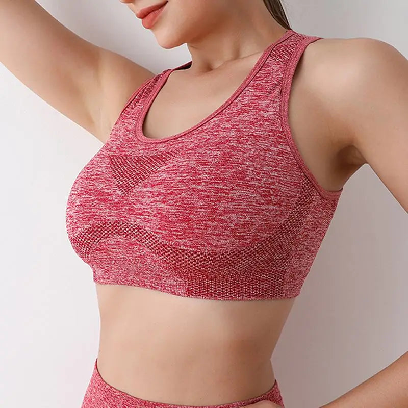 Women's Shockproof Seamless Sports Bra