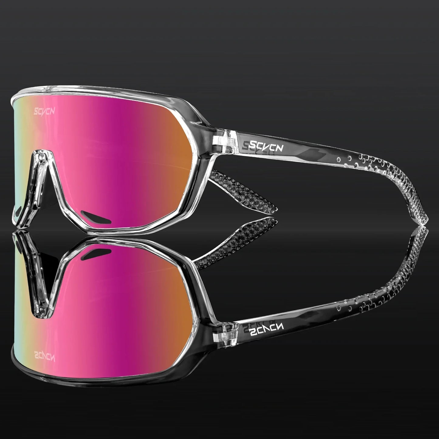 Scvcn Photochromic Sunglasses Cycle Glasses for Men Sun Mountain Bike Bicycle Cycling Eyewear Goggles Sports UV400 Polarized MTB