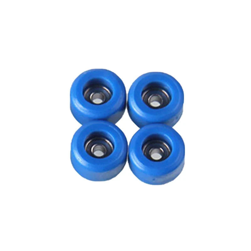 4Pcs/Set Urethane CNC Bearing Fingerboard Wheels | Professional PU + Metal