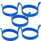 Silicone Egg Ring Mold | Nonstick Fried Egg and Pancake Mold Set