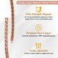ARADOO Premium Copper Bracelet Necklace for Women Men Jewelry Set Gifts