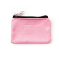 Solid Color Canvas Zipper Coin Purse | Mini Money Pouch for Women Men