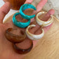 C-Shape Resin Hoop Earrings | Colorful Geometric Acrylic Jewelry for Women