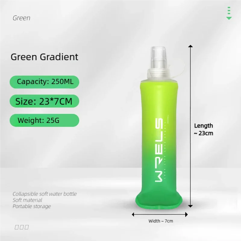 Folding Soft Flask Water Bottle – Portable Hydration Bottle