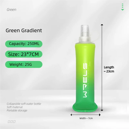 Folding Soft Flask Water Bottle – Portable Hydration Bottle