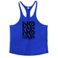 NO PAIN NO GAIN Gym Stringer Tank Top Men
