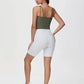 Women's Longline Sports Bra & Padded Yoga Workout Tank